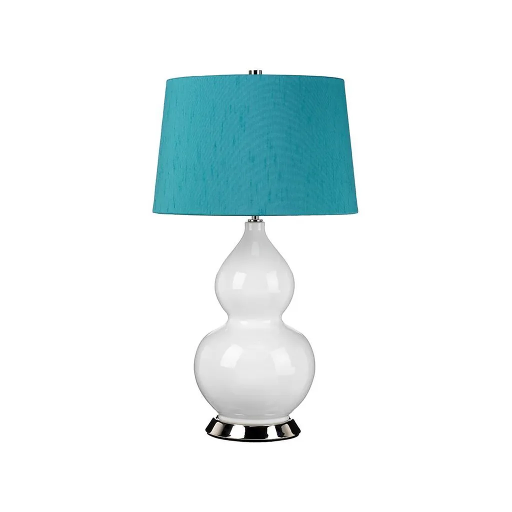 Grande lampe Isla décorative en céramique peinte Elstead - 60W E27