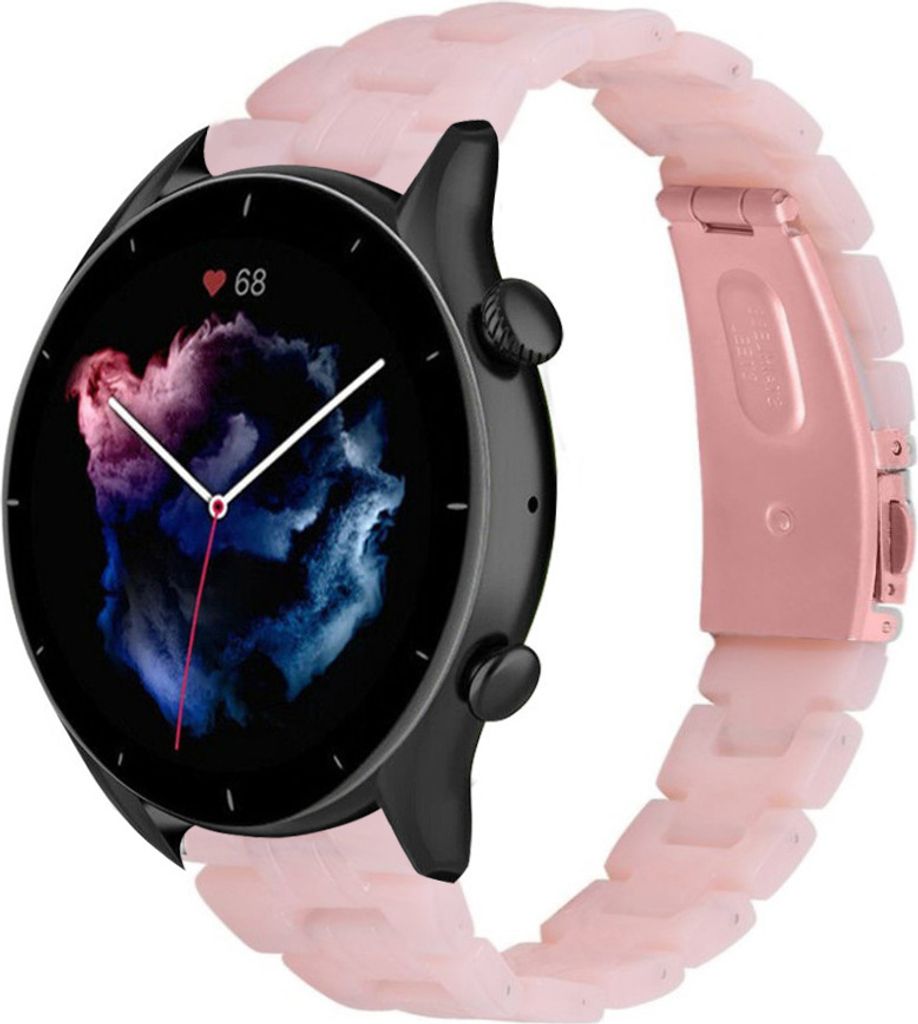 Strap-it Amazfit GTR 3 Harzarmband (Pink)