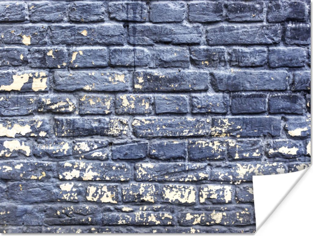 MuchoWow Poster Farbe - Steine - Wand 40x30 cm - Plakate für die Wände - Poster Wohnzimmer