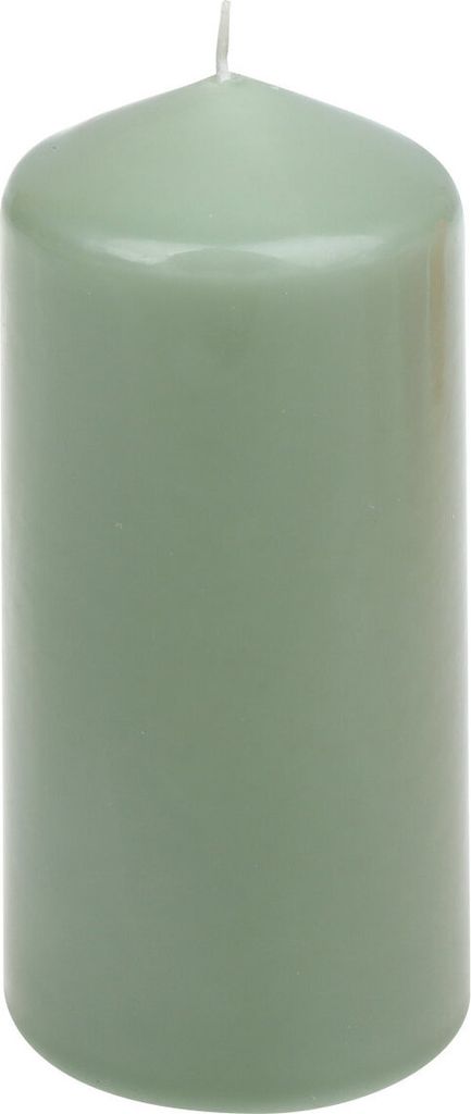 Stumpenkerzen Salbei 130/57 mm, 12 Stück Steinhart Kerzen Produktbild 