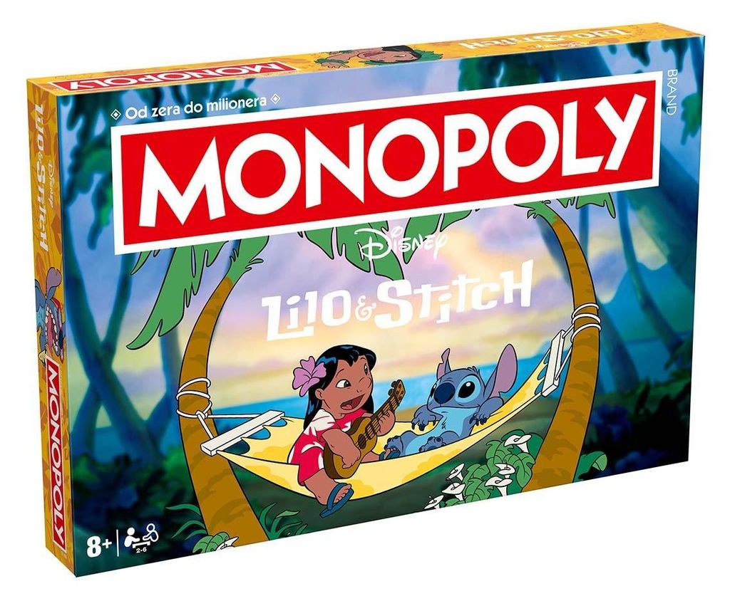Winning Moves Gra Monopoly Lilo i Stitch planszowa