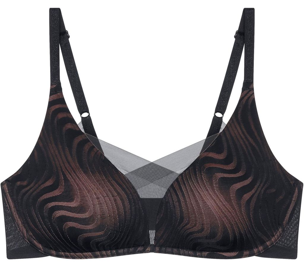 Triumph Shape Smart Ellipse, Schwarz, Wirefree, Muster, Produktbild 