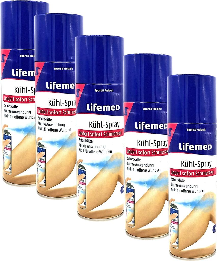 5x Lifemed Kühl - Spray 5x 300ml Produktbild 