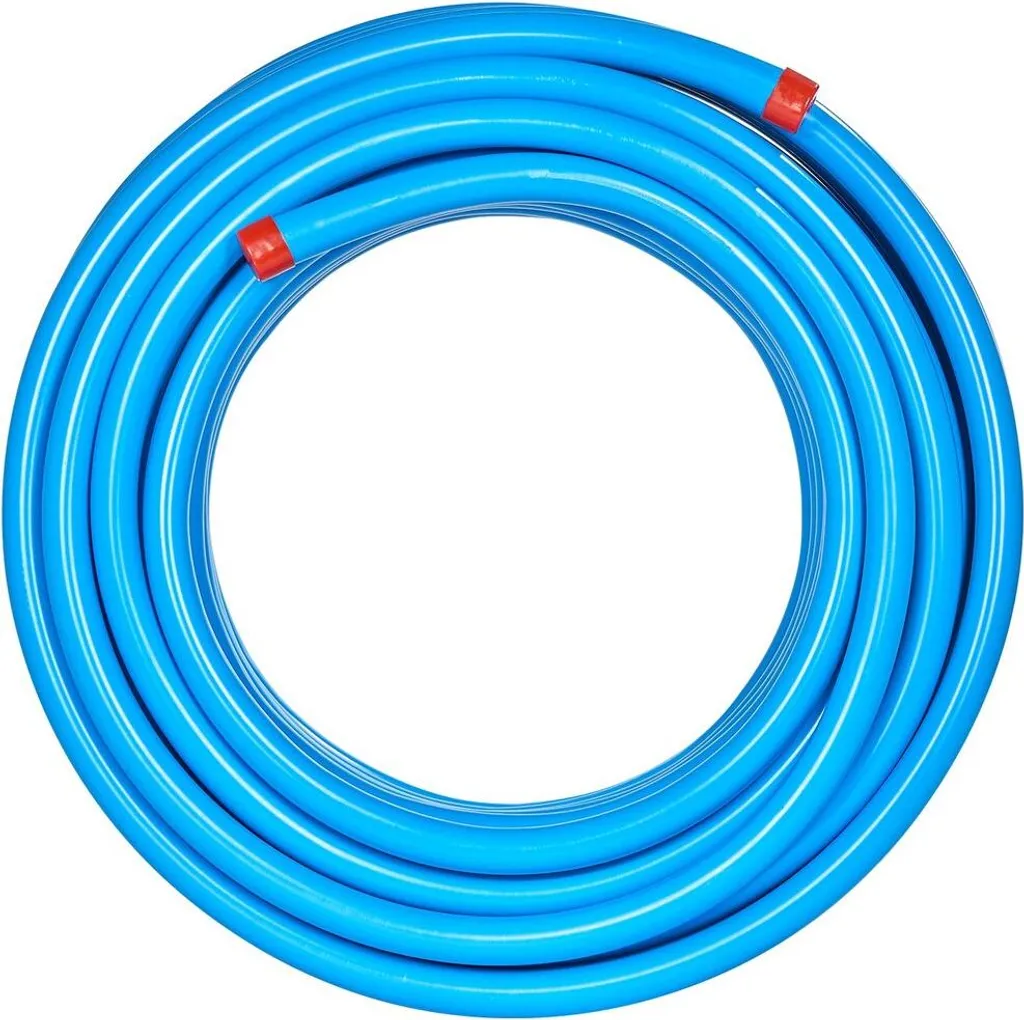 Système air comprimé pour garage 3/4 po 100 pi tuyau PEHD bleu durable