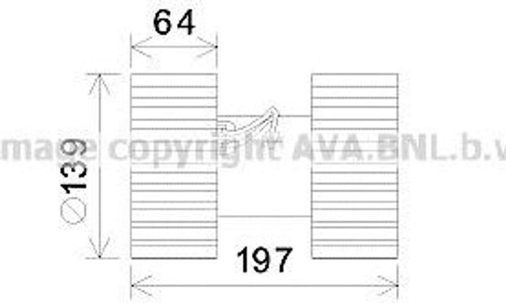 PRASCO Gebläsemotor BW8480 für BMW 3 Limousine (E46) Kunststoff