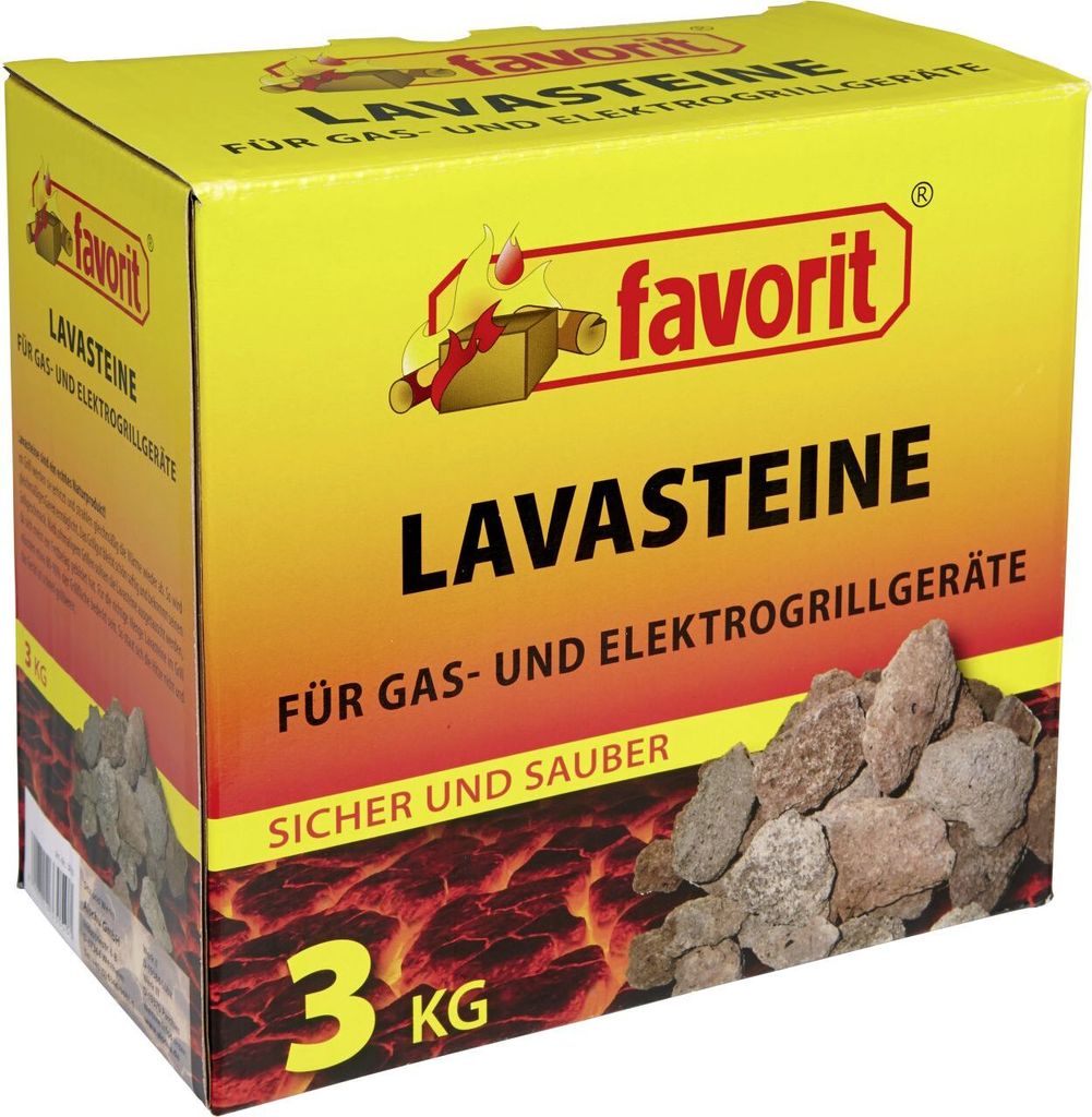 favorit Lavasteine 3kg für Gas- und Elektrogrills Produktbild 