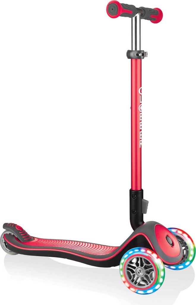 GLOBBER Elite Deluxe mit Leuchtrollen - Scooter - klappbar Produktbild 