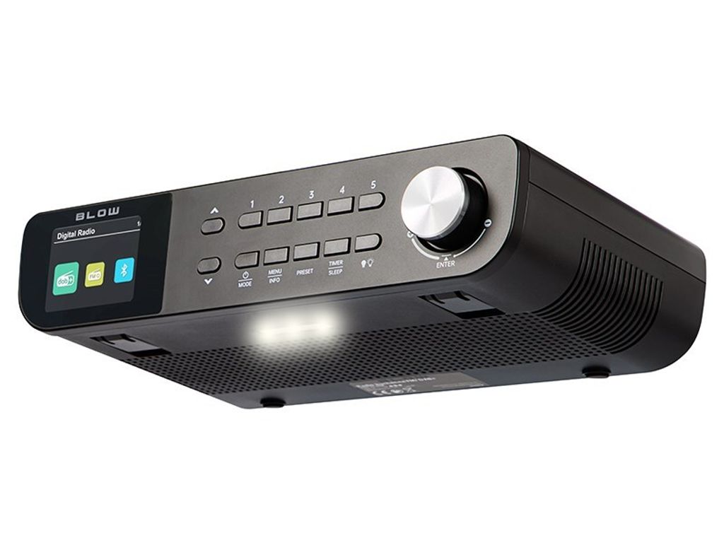 Kuchyňské FM/DAB+ rádio s Bluetooth BLOW RK1, černé Obrázek produktu 