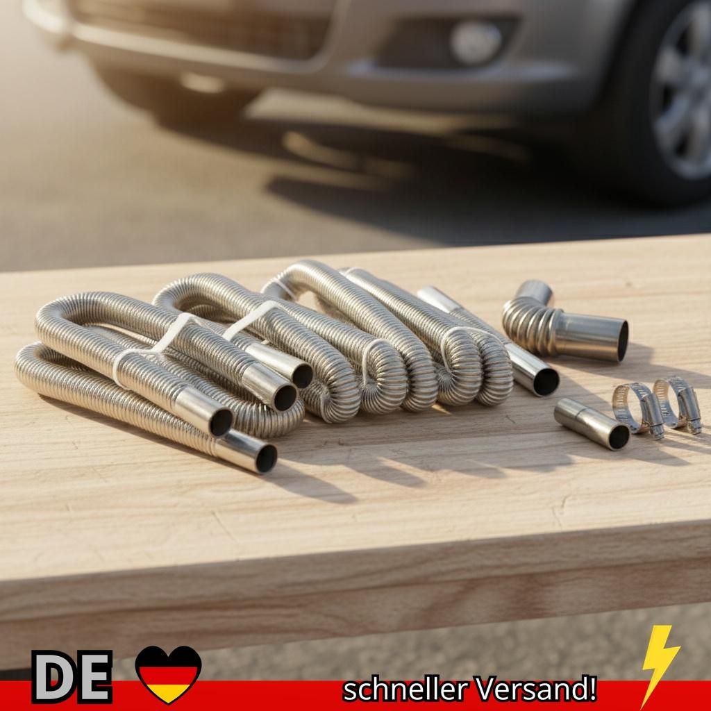 60 cm-300 Cm Air Diesel Standheizung Edelstahl Auspuffrohr Rohr Gas Vent