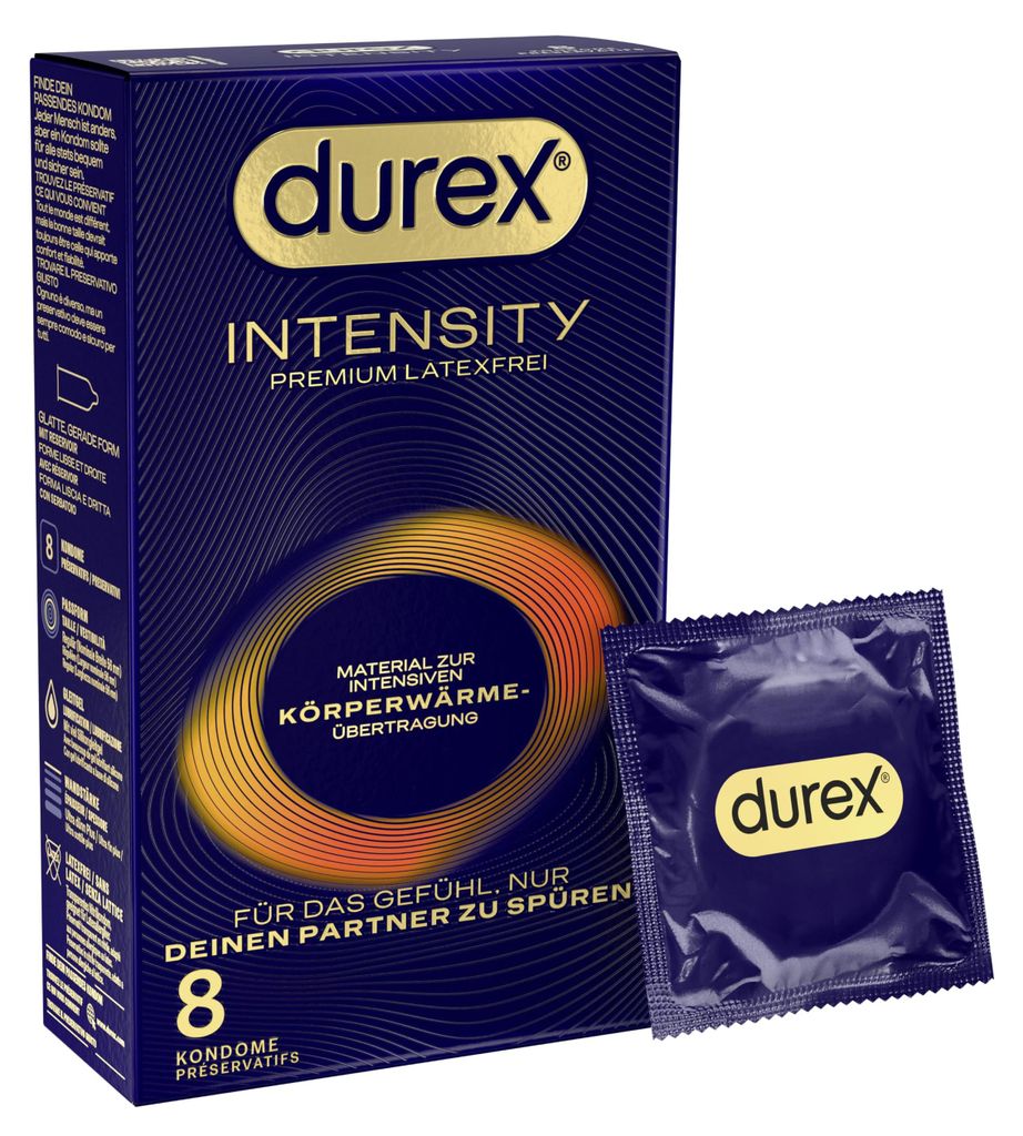 durex 3309532 durex Kondome Intensity Premium, 8 St. Productafbeelding 