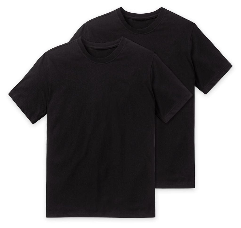 Schiesser 2er Pack American Unterhemd / Shirt Kurzarm Produktbild 