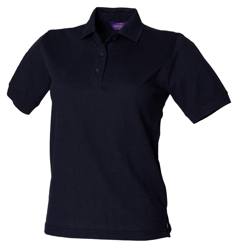 Henbury - "Classic" Poloshirt für Damen, Piqué LT5490 (XL) (Marine)