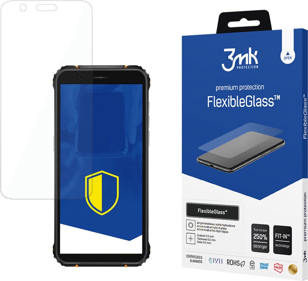 3mk Display Hybridglas FlexibleGlass für Blackview BV5100 Pro 0,3mm 7H