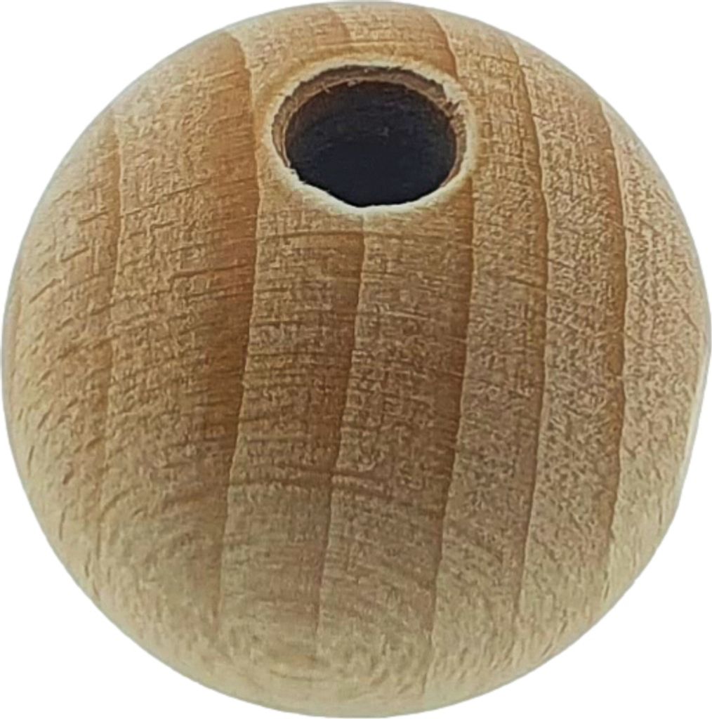 Rayher Rohholz-Kugeln, 35mm ø, 8mm Bohrung – Perfekt Zum Basteln, DIY & Schmuckmachen!