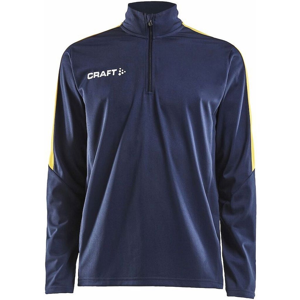 Craft Progress Ziptop Herren - Marine / Gelb