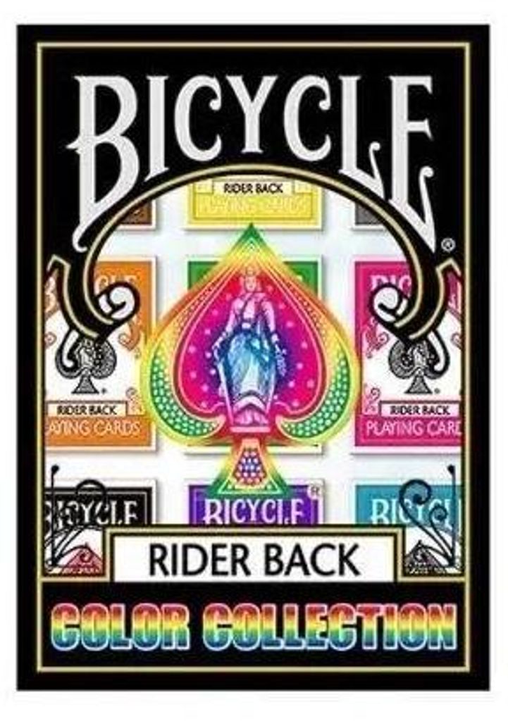 Collezione Color 9 mazzi di carte BICICLETTE Immagine del prodotto 