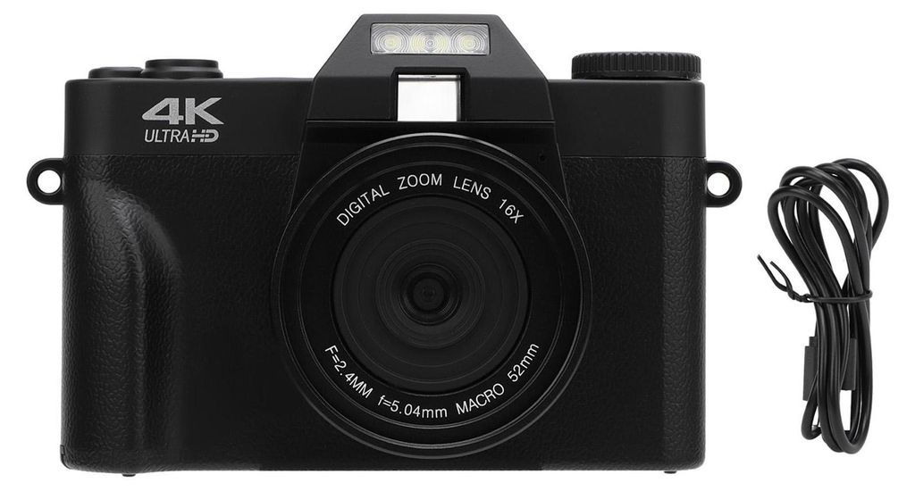 Fotocamera digitale 4K 60fps 75MP 6x zoom 3 pollici schermo Immagine del prodotto 