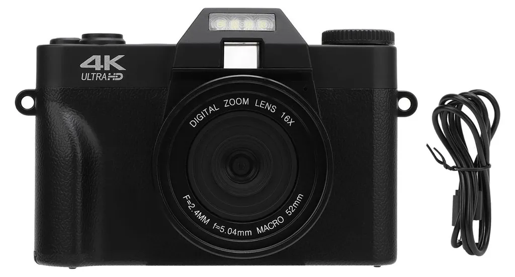 Appareil photo numérique 4K : Ne manquez plus vos photos de voyage 75MP