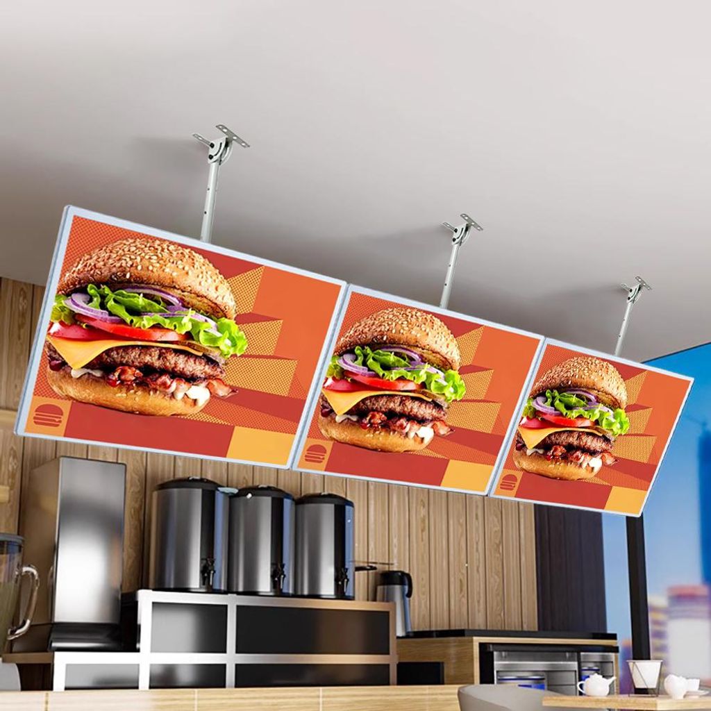 LED-Leuchtrahmen, Werberahmen, Lichtkasten, Lichtbox – geeignet für Geschäfte und Restaurants 50 × 70 cm /GGP-5070/