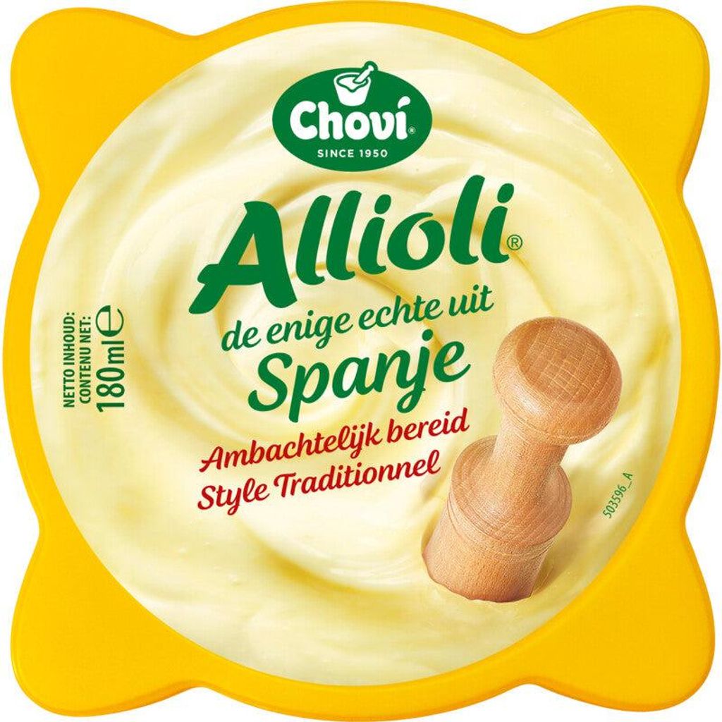 Chovi Allioli 172g – Cremige Knoblauchmayonnaise für Tapas Produktbild 