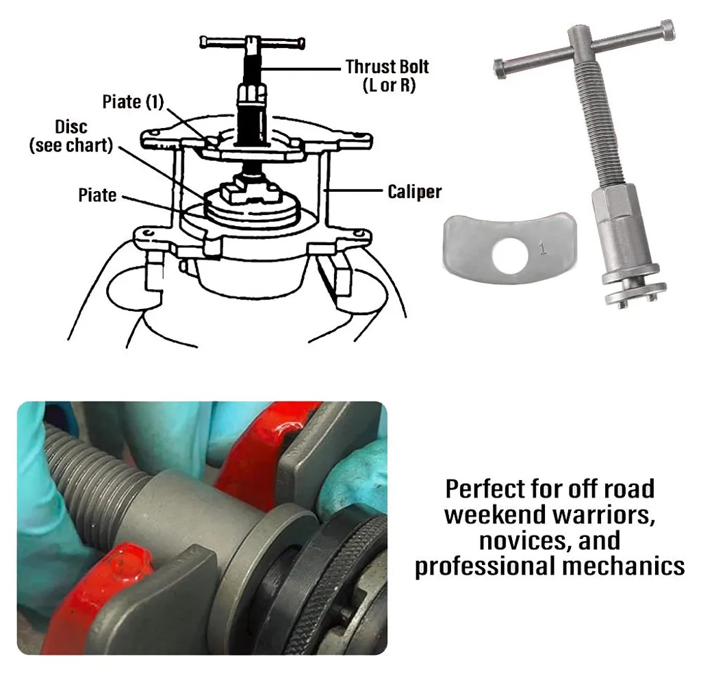 Repousse-piston de frein efficace pour débloquer vos étriers grippés - 2