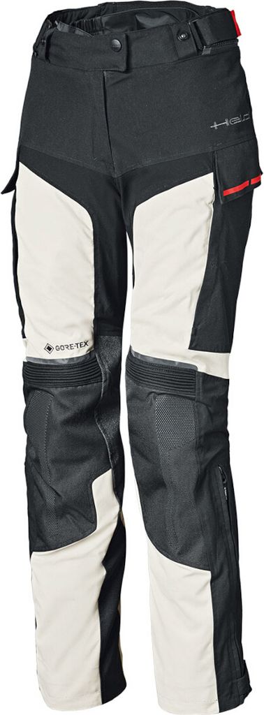 Held Karakum Damen Motorrad Textilhose, schwarz/grau, 3XL