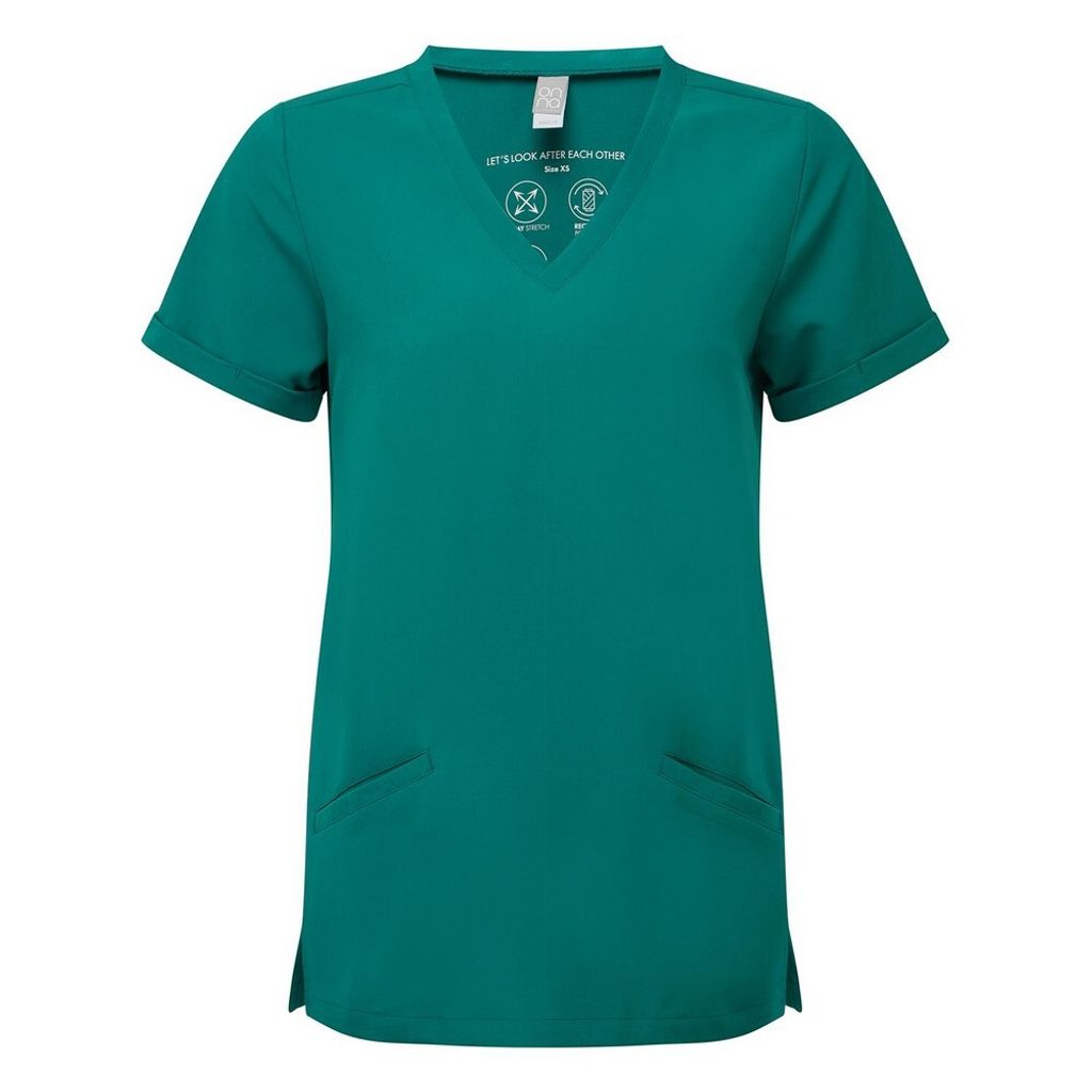 Onna - Arbeitsschürze Zum Aufrollen für Damen PC5592 (XS) (Reingrün)