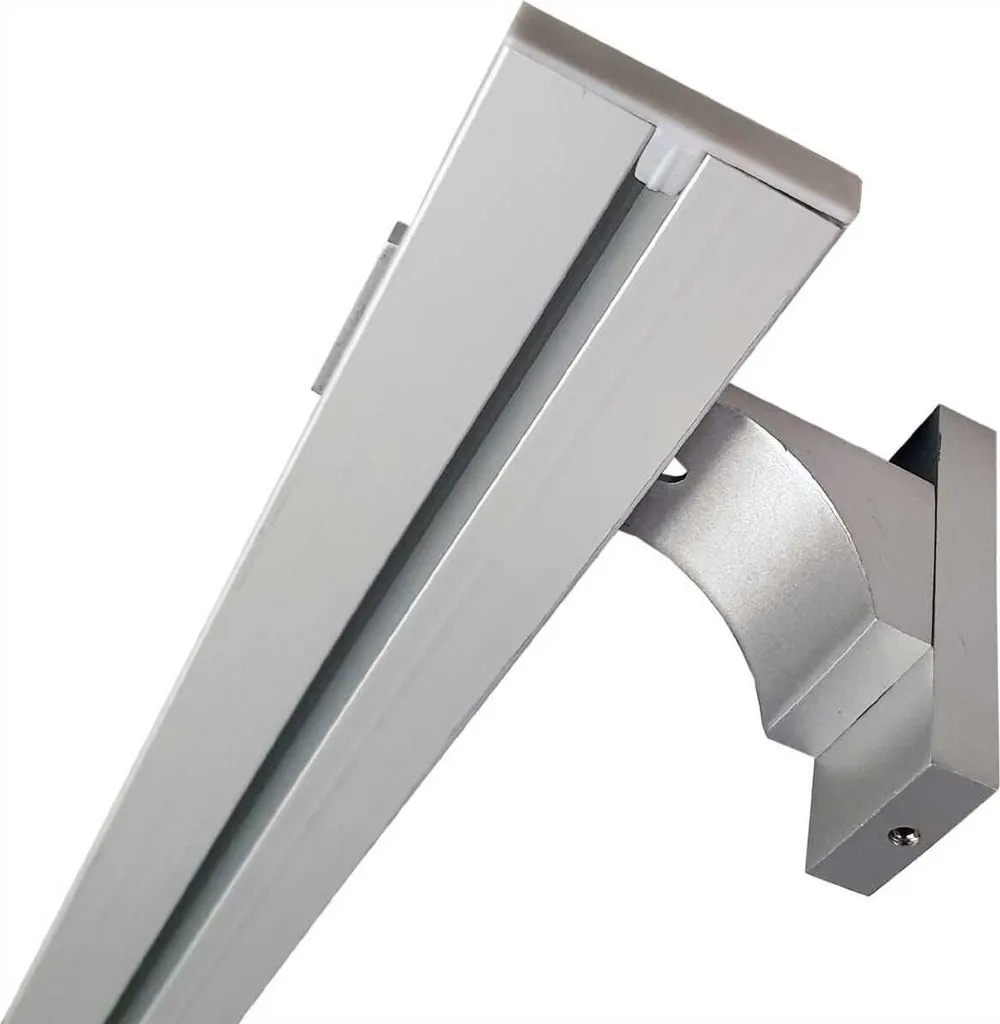 Binario per Tende Silver Alluminio 7mm - Lunghezze Personalizzate e Kit
