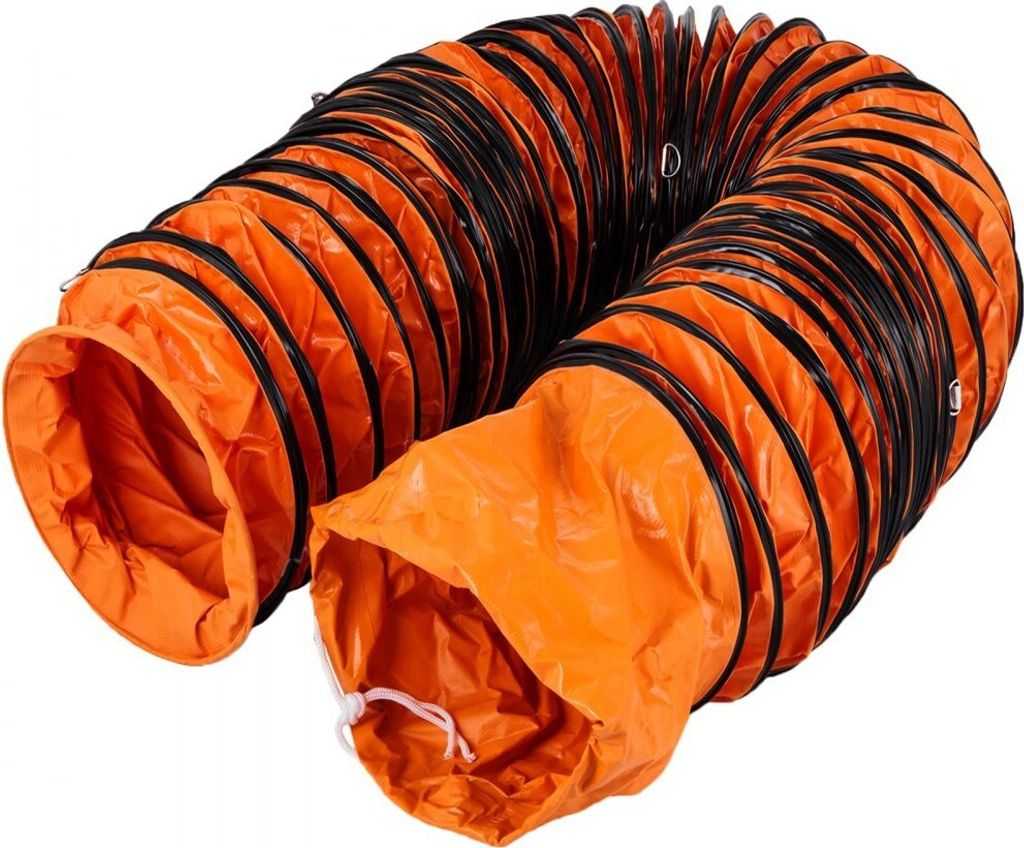 6 kg Lufttransportschlauch, 7,6 m Warmluftschlauch, -20 180 ° Belüftungsschlauch, 35 * 34 * 26 cm BaustellenschlauchLufttransportschlauch - Warml...