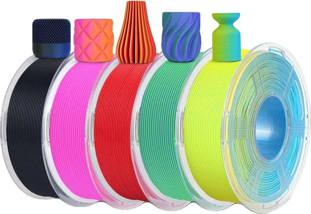 Filament imprimante 3D PLAYG-DC Mix-5, surface mate et rendu lisse