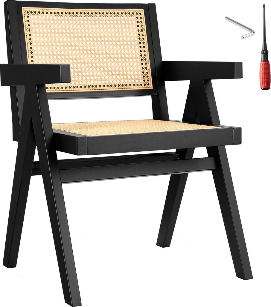 Chaise de salle à manger LISSY avec cannage viennois au Image du produit 
