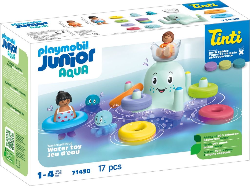 PLAYMOBIL 1.2.3 AQUA & Tinti: Bunter Tintenfisch