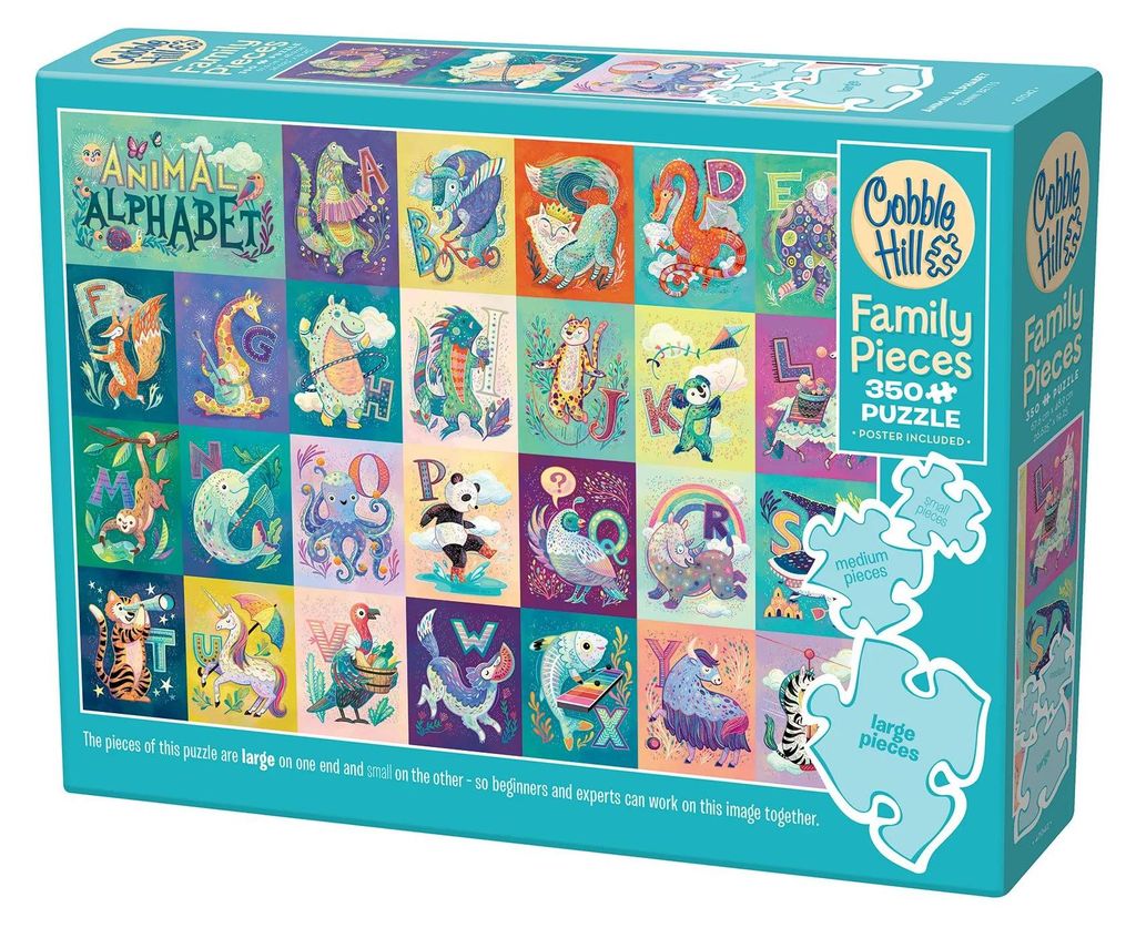 Tier-Alphabet – Puzzle mit 350 Teilen