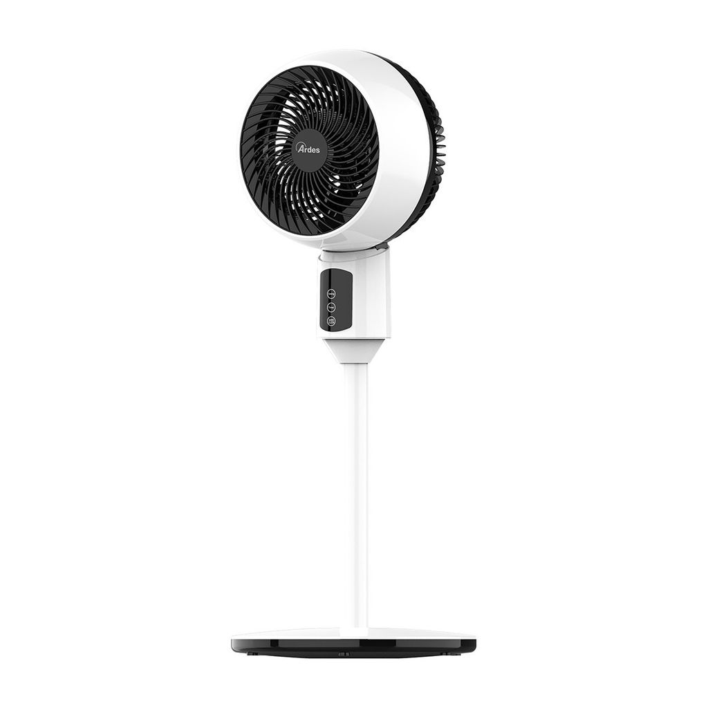 Ardes AR5CIR01 Schwarzer und weißer Säulenventilator mit Fernbedienung und Oszillation