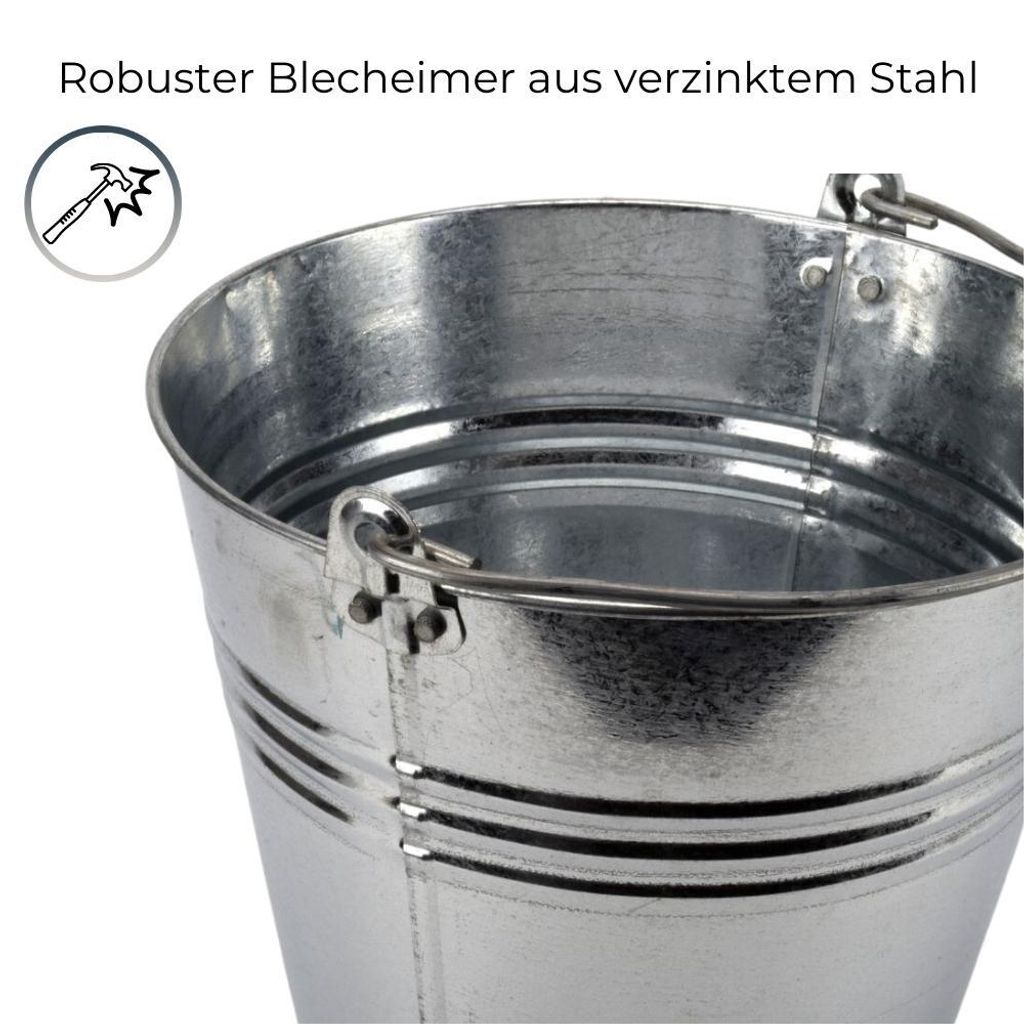 EIMER 28 L Mit Spannringdeckel / Blecheimer - Farbpigmente & Schalungsformen