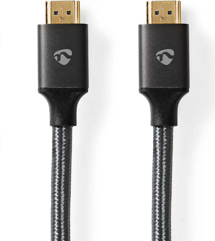 Cavo HDMI 4K 18Gbps ARC 3m | Alta Velocità Ethernet | Grigio Metallo