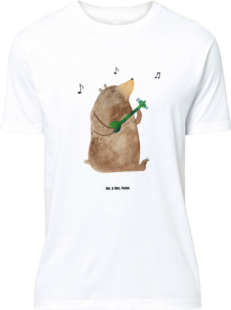Mr. & Mrs. Panda Größe XL T-Shirt Bär Lied - Weiß - Geschenk, Herz, Tshirt, Shirt, Freundin, Frau, Liebe, mit Spruch, Teddy