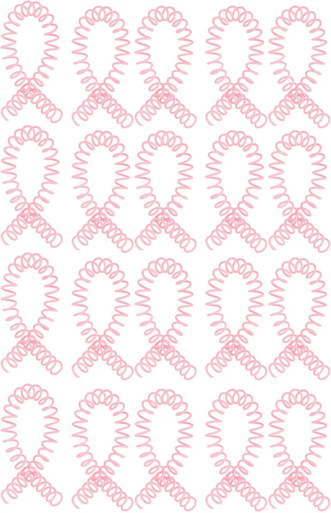 Spirales de reliure en plastique ABS rose pour documents et papeterie - 4
