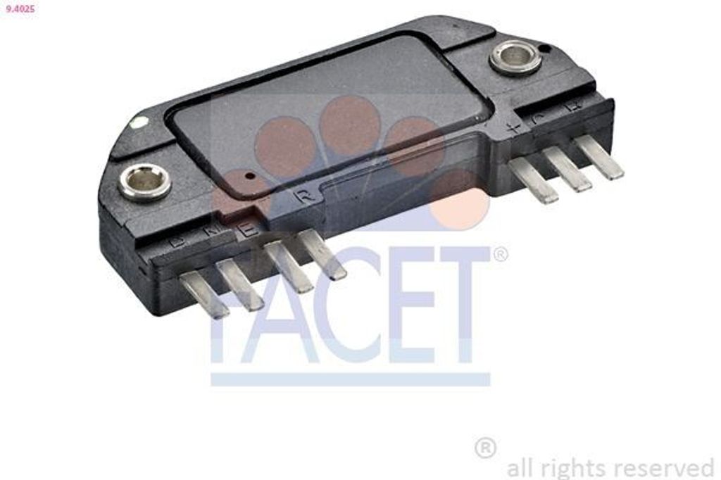 FACET 9.4025 Zündmodul Zündanlage für OPEL Astra F CC (T92) Kadett E CC (T85) Astra F Caravan (T92) Corsa A CC (S83) Vectra A Limousine (J89)