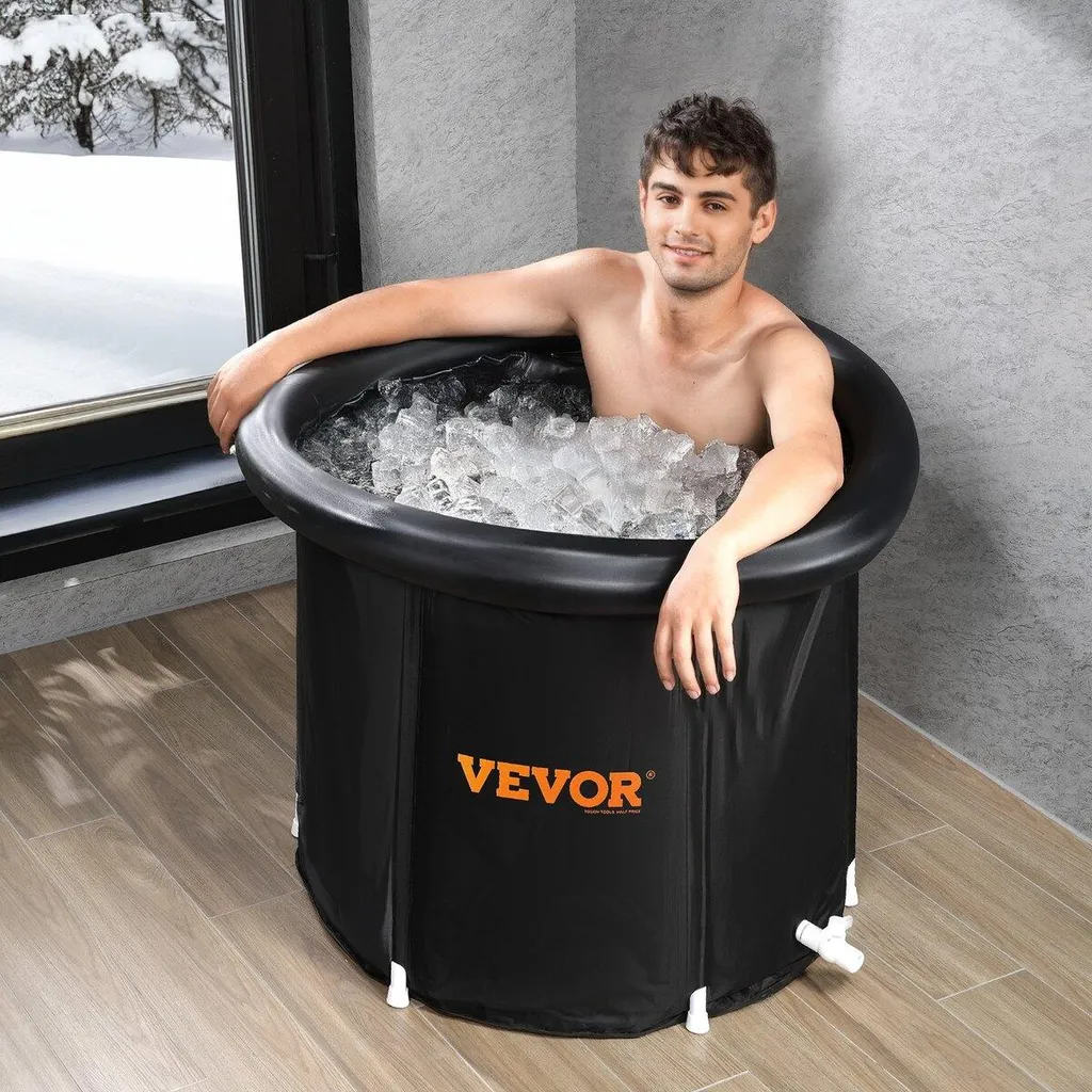 Vasca da bagno con ghiaccio per atleti Vasca per terapia con acqua fredda Vasca gonfiabile - 8