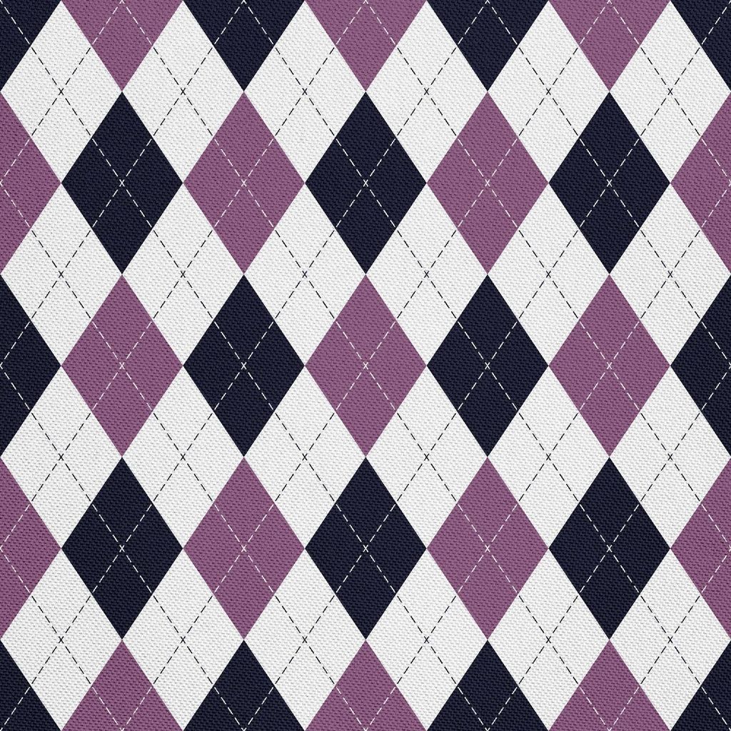 OUTDOOR DEKOSTOFFE OXFORD - Motiv geometrisches Argyle-Muster