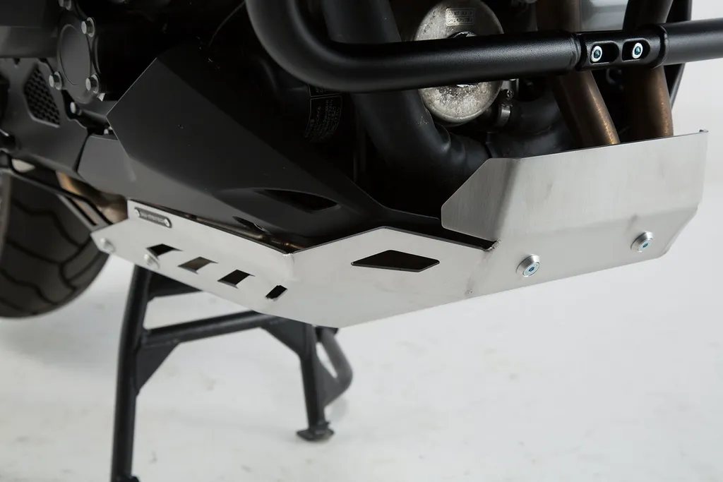 Protection moteur SW-Motech Vfr1200X Crosstourer en aluminium brossé