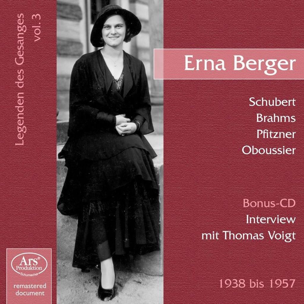 Berger, E: Lieder & Arien (+Interview Mit Thomas Vo
