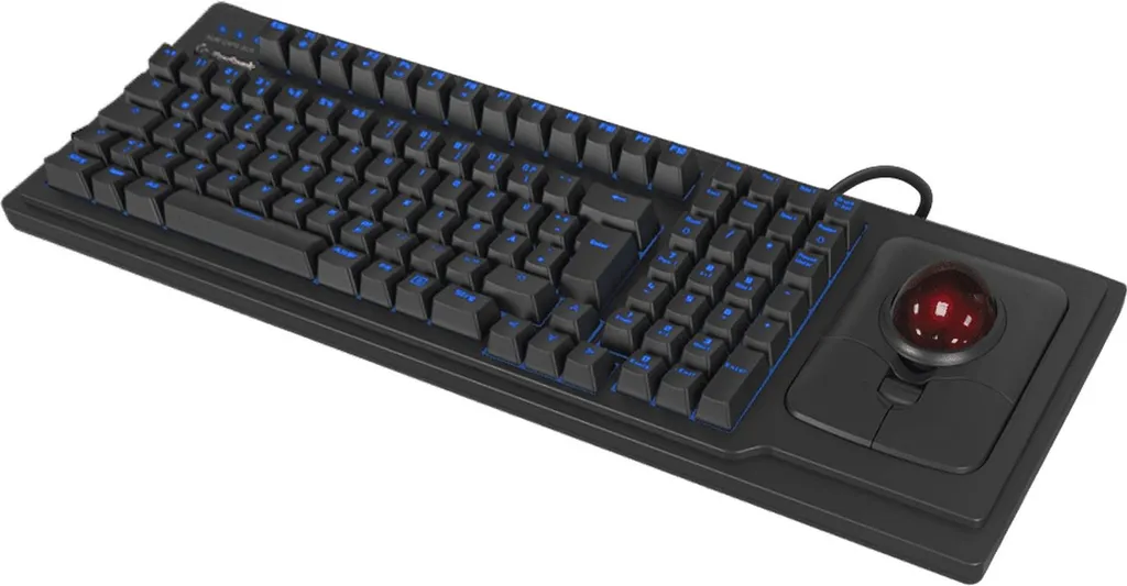 Clavier AZERTY avec Trackball et Rétroéclairage LED KeySonic KSK-8202ELU