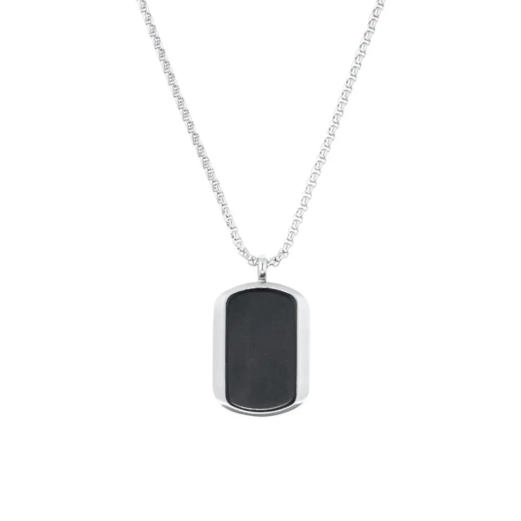 S.Oliver Collana Da Uomo In Acciaio Inox |Bussola  Acciaio Inossidabile 50 Cm Collana 22740886