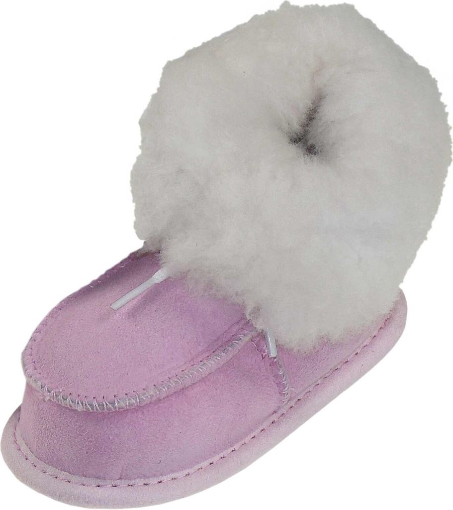 Kinderhausschuhe aus Lammfell in 4 Farben von 19-25