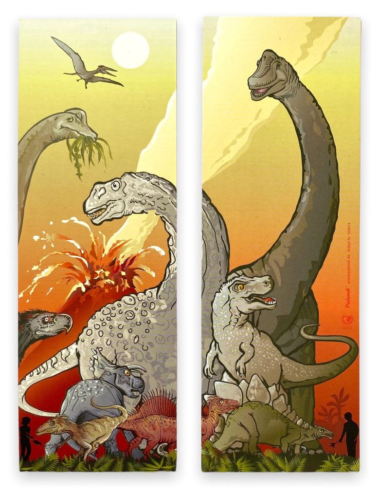 Dinosaurier Dino Lesezeichen 12 Stück von Palandi
