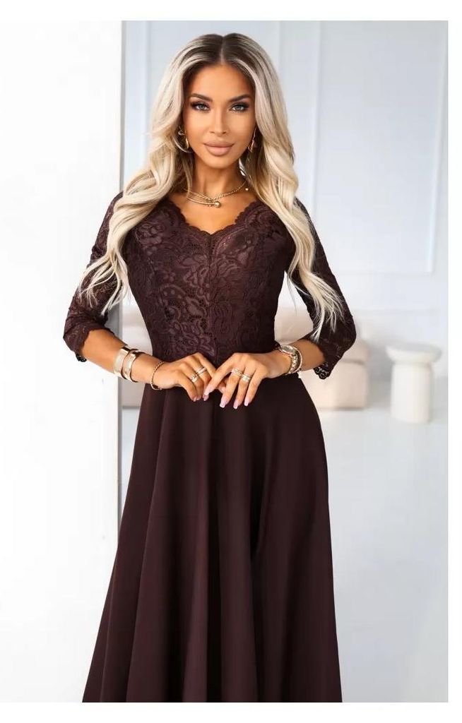 Kleid NUMOCO 309-14 SCHOKOLADE Größe: XXL Produktbild 
