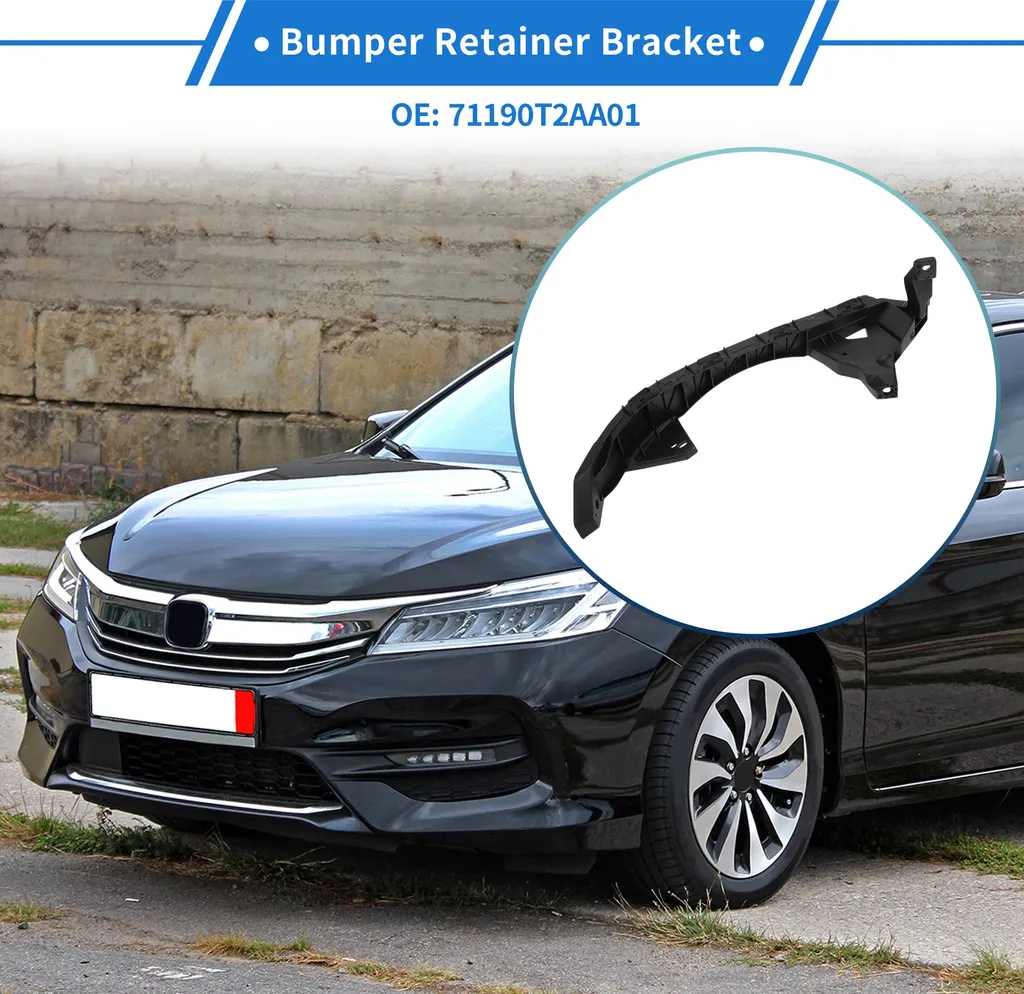 Pièce Montage Pare-Chocs Honda Accord 2013 à 2017 Côté Gauche Noir