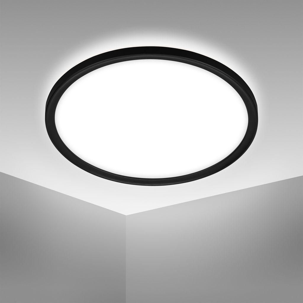 Plafonnier LED ultrafin salle de bain 420mm rond 22W 2900lm Image du produit 
